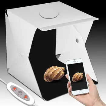 

White 30X30cm Photo Studio Photography Studio Tent Mini Light Room Foldable Distinctive Lighting 9" Mini Photography Box