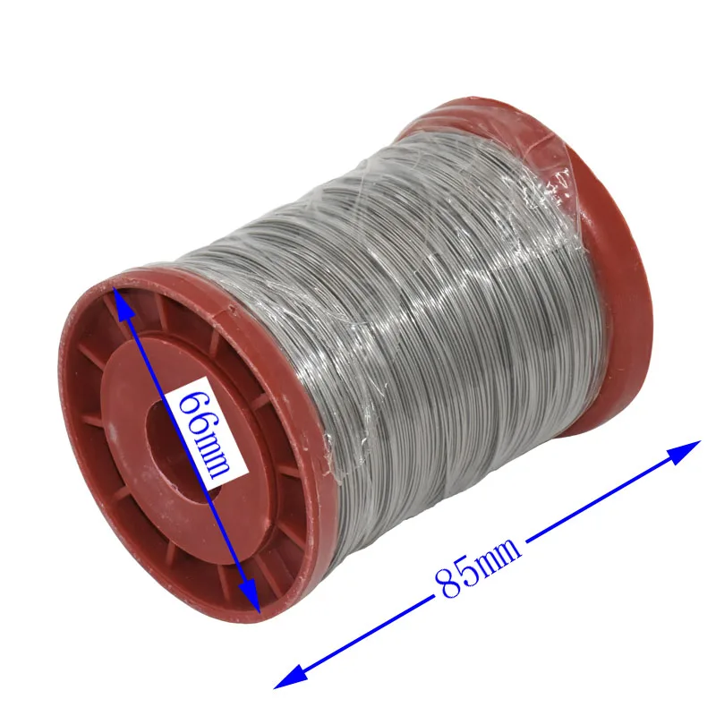 1 Roll 0.5mm 500g Stainless Steel/Iron Wire for Beekeeping Beehive Frames Foundation Tool Beekeeping Equipment