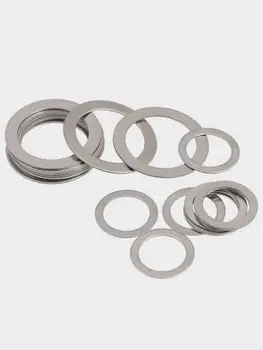 

10pcs M35-M45 OD 45mm-55mm ultra-thin flat washers meson washer stainless steel gap adjustment gasket DIN988 0.1mm-0.3mm thick