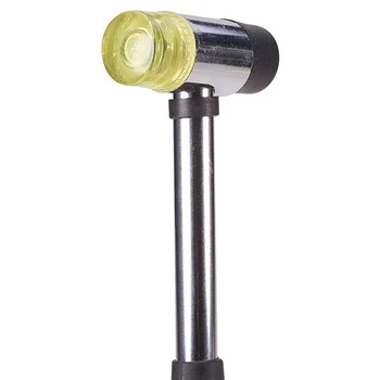 

SHGO HOT-Jewelry Tool Sets with Wooden Bracelet Sizing Bangle Mandrel and Steel Handle Installable Two Way Rubber Hammers