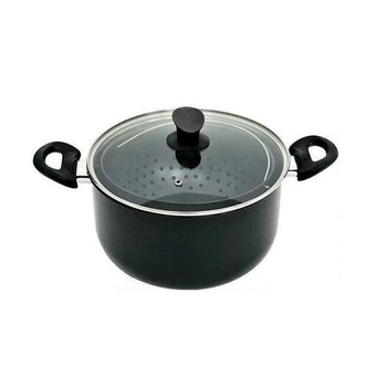

New 2-In-1 Stainless Steel Pot with Swivel Strainer Not Sticky Practical Pot for Kitchen Drain Pasta Vegetables Pot