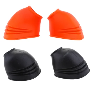 

4pcs Rubber Motorcycle Foot Peg Covers Foot Pedal Shell Universal Fits For Honda Motorcycles Motocross Dirt Bikes ATVs