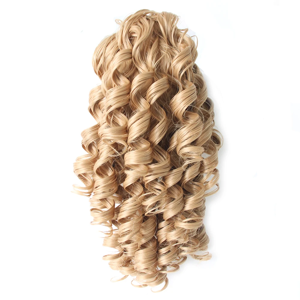 

Pageup Wave Clip In Hair Ponytail Heat Resistance Hairpiece Fake Bun For Woman Synthetic Ponytail Extensions