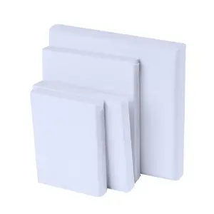 HVEST Blank Canvas for Painting 6 PCS Square Blank Canvas Boards Canvases  for