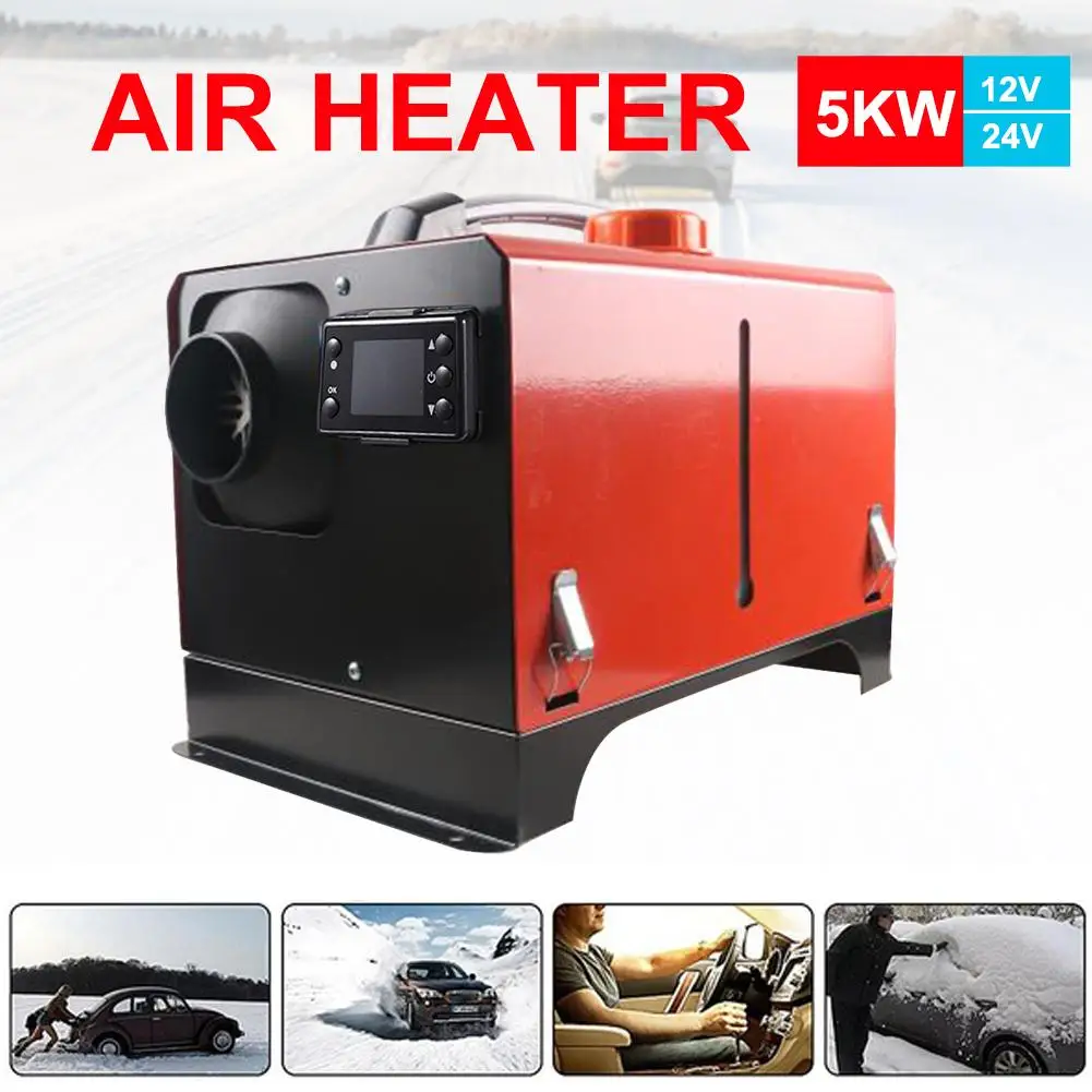 5000W 12V 24V парковки топлива нагреватель воздуха на дизельном топливе воздуха подогреватель дизельного топлива с низкой Шум компактный нагнетатель теплого воздуха для автомобилей грузовых судов