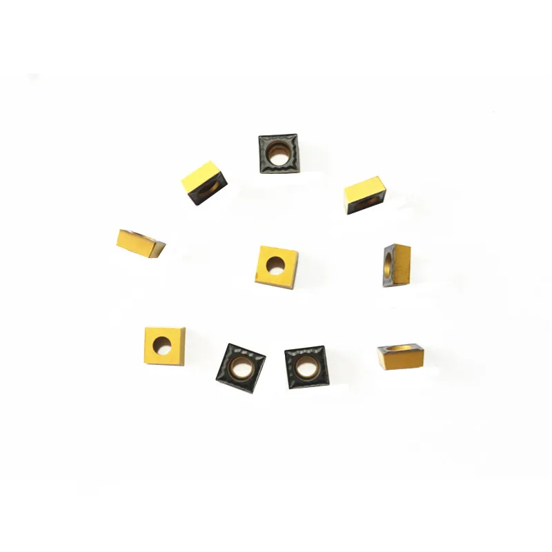 10 Inserti In Carburo SCMT09T304-MP HS8125 - Per Tornitura Acciaio, Utensili CNC Tornio - 2