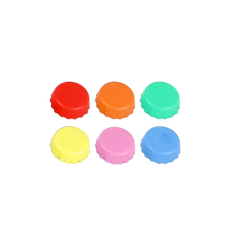 6 Pcs Pack New Kitchen Tool Silicone Cap Of Beer Bottle Caps Coke Bottle Cap Of All Kinds Of Drinks The Cover Cap Barware Wine Stoppers Aliexpress