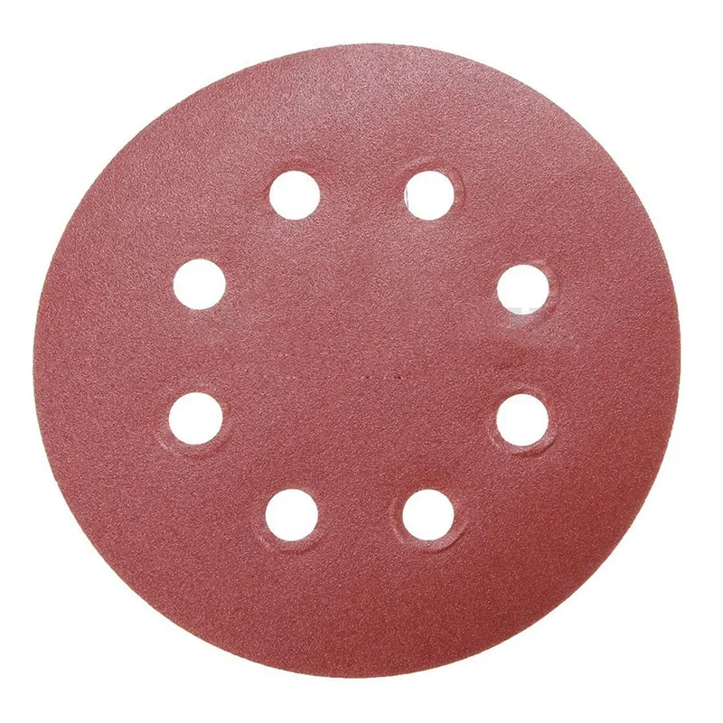 Promotion-30X 5inch 125mm 8 Hole 240 Grit Sand Sanding Disc Paper Random Orbit Hook And Loop