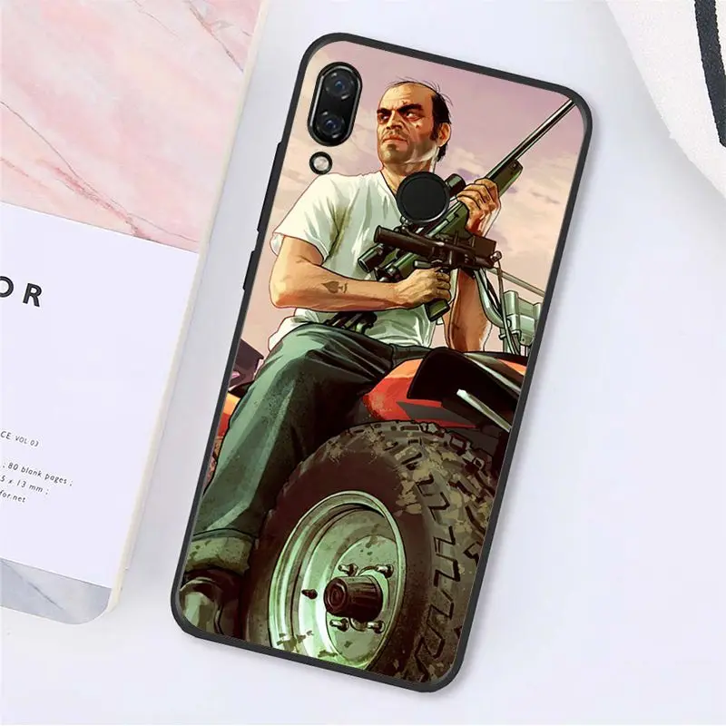 A14 MaiYaCa rockstar gta 5 Grand Theft чехол для телефона для Xiaomi Redmi8 4X 6A S2 Go Redmi 5 5Plus Note5 7 Note8pro - Цвет: A14