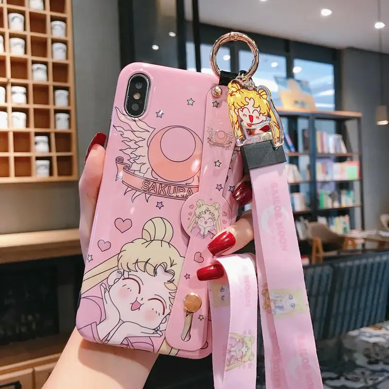 Милый аниме пара красивая девушка кошка чехол для телефона IPhone X Xs Max Xr 10 8 7 6 6s Plus роскошный мягкий силиконовый чехол Fundas - Цвет: fmsn