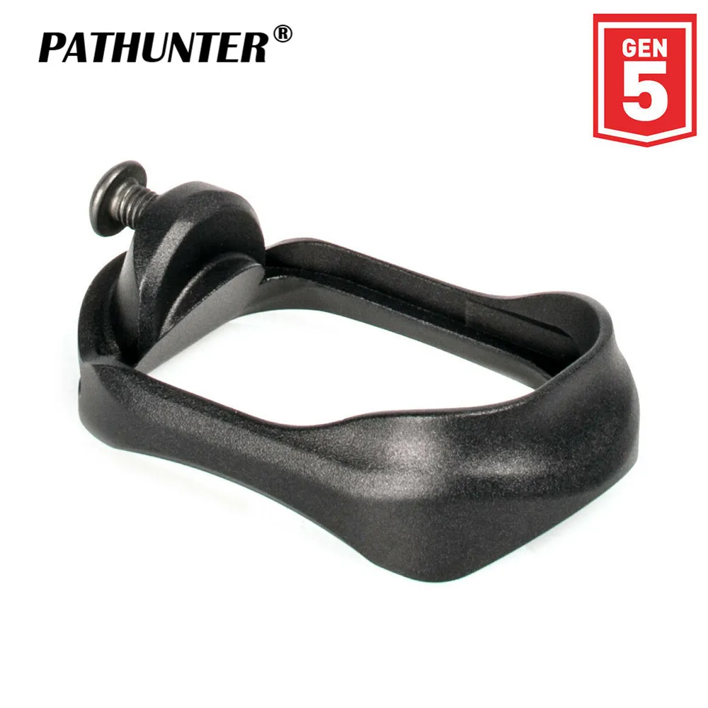 

Hunting Airsoft CNC Aluminum Made Glock Grip Adater Magwell Base Pad for Glock Gen 5 Glock 17&34 Drop Shipping