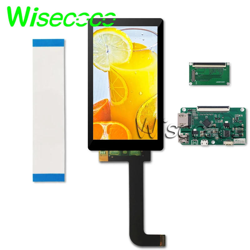 5,5 ''2k lcd 2560*1440 lcd экран с закаленным стеклом протектор Удаленная подсветка с hdmi доска для SLA DLP 3d принтера - Цвет: full kit