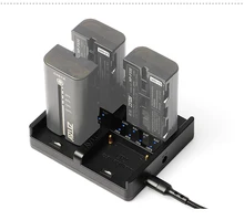  ZITAY Mini 4-Bay Smart PD 60W Fast Charger for Sony NP-F550/F570/F750/F980 6KPRO 