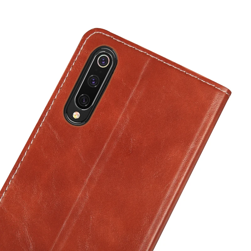 Чехол для телефона для Xiaomi mi 9 Se 9T 8 5S Plus mi x 2S Max 3 F1 A1 A2 A3 кожаный флип-кошелек с масляным воском для Red mi Note 5 6 7