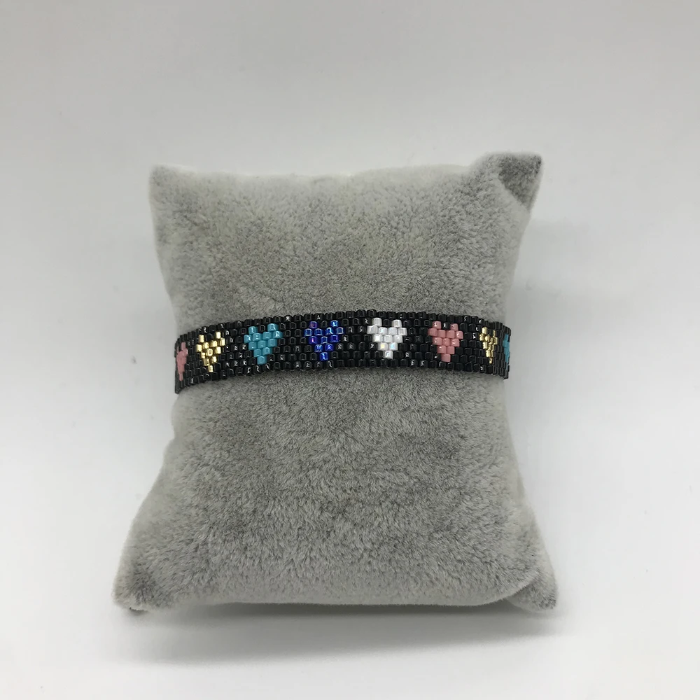 BLUESTAR Women bracelets MIYUKI Bead Bracelet Rainbow Heart Star Pulseras Mujer Moda Handmdae Woven Jewelry beaded bracelet stone bead bracelet handwoven bracelet