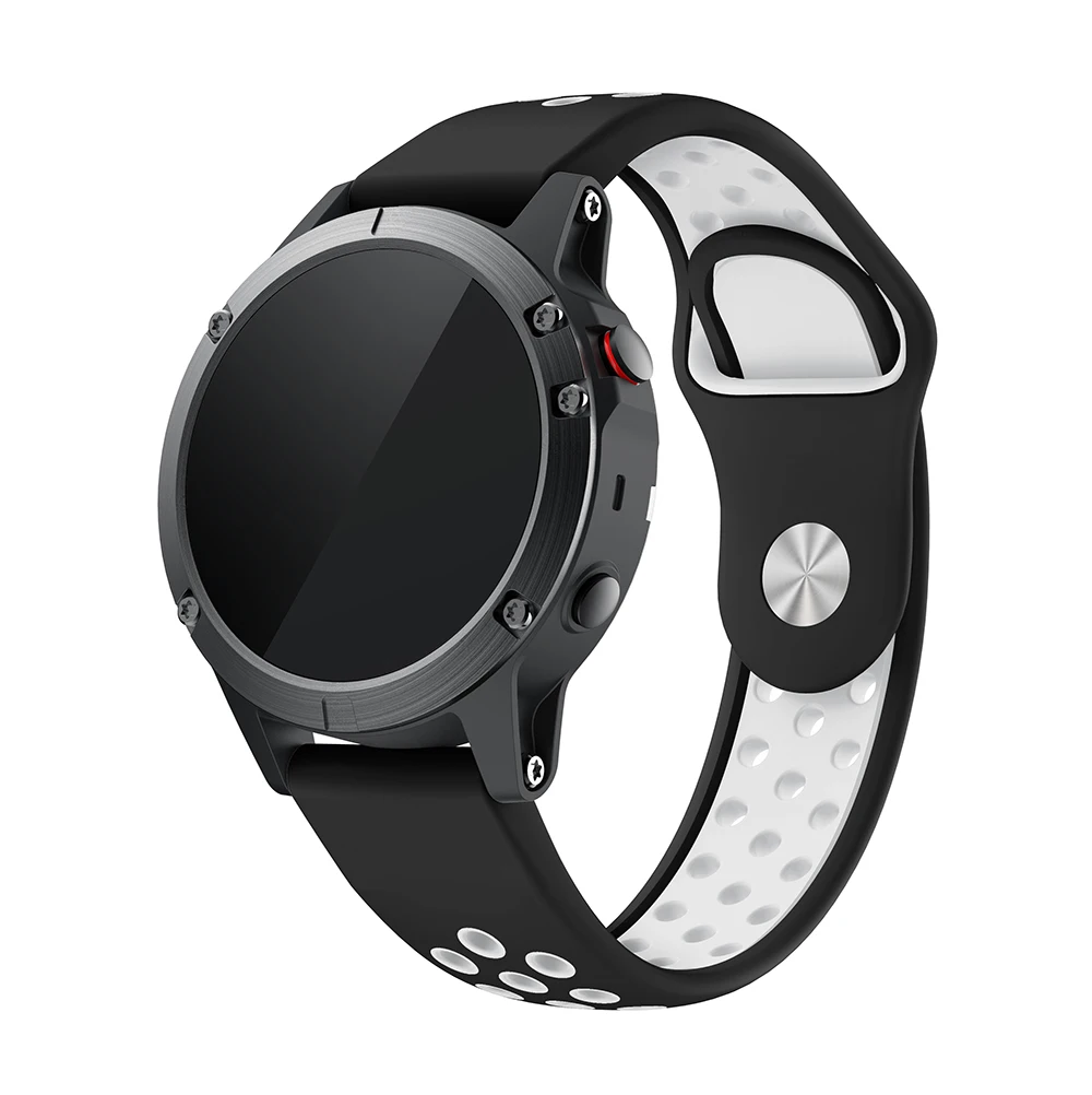 22 мм силиконовый ремешок для Garmin Fenix 5 forerunner935 Quati x5/Instinct быстрая установка металлические ремешки для часов модные ремешки для часов