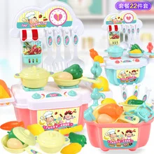 Детский игровой домик, столовые приборы, игрушки для детей 1-2-3 лет, кухонные принадлежности для девочек и мальчиков