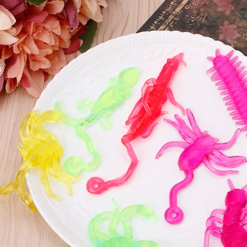 

Sticky Wacky Insect Classic Funny Kids Toy Wall Climbing Animal Doll Party Favor
