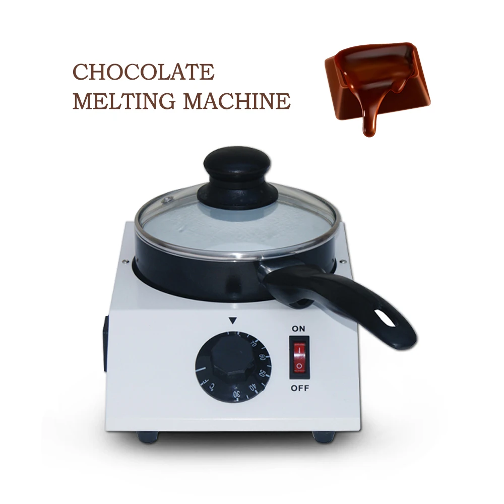 

Chocolate Machine 40W Mini Electric Chocolate Cheese Melting Melter Ceramic Non-Stick Pot Tempering Cylinder Melter Pan