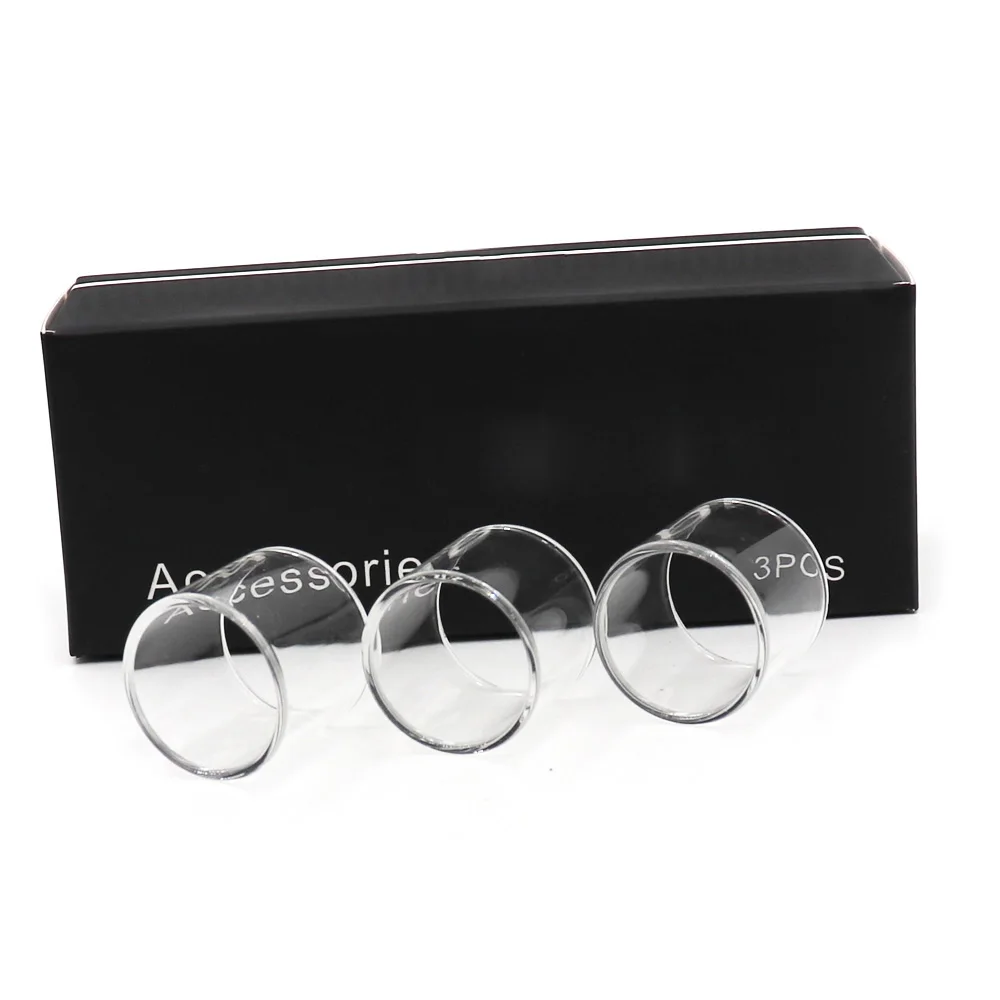 

3 Pcs Replacement Pyrex Glass Tube for Melo 4 D25/D22 Tank 25MM/22MM 4.5ML/2ML melo 300 3.5/6.5MLAtomizer IKuun TC Kit