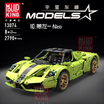 

City 13074 Technic Super Racing Car 1:8 Ferrarirs Enzo 42115 Car Model with MOC-46921 Building Blocks Kids DIY Toys Gifts