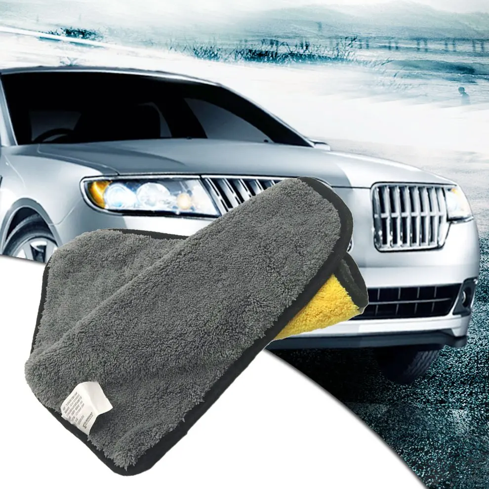 Super Absorbent Car Wash Microfiber Towel Car Cleaning Drying Cloth size Hemming Car Care Cloth Detailing Car wash Towel