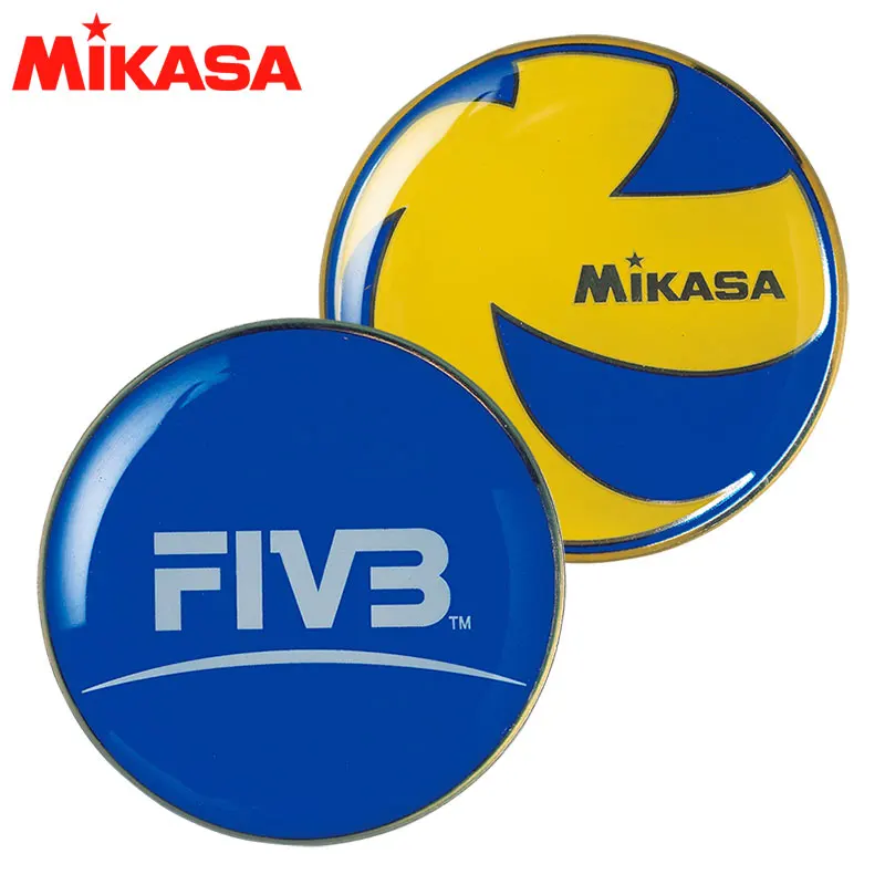 Япония MIKASA рефери Металл метания монета Профессиональный волейбол обучение основная игра оборудование