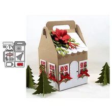 Металлические Вырубные штампы Рождественская елка дом ремесло трафарет для DIY скрапбукинга бумаги/карты фото тиснение