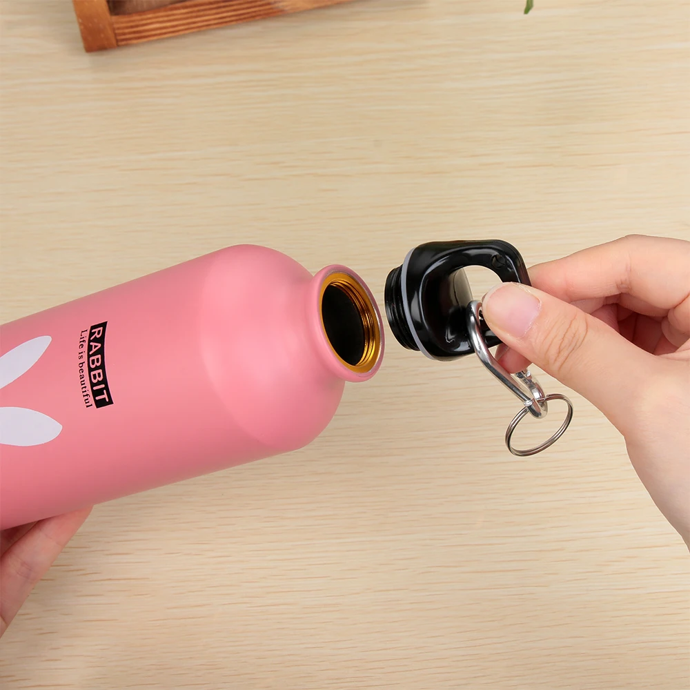 500ml Portable Cute Water Blttle Lovely Animals Outdoor Sports Cycling Camping Hiking Bicycle School Kids Water Bottle