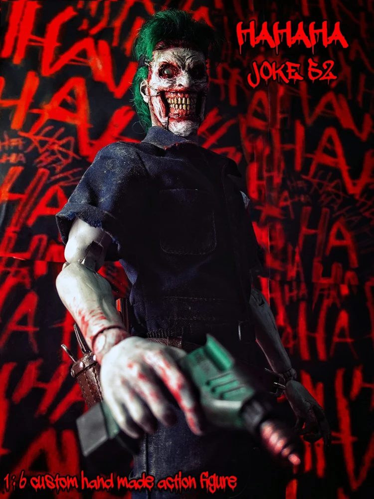 В наличии HaHaHa Joke 52 1:6 масштаб Colelctible на заказ полный набор экшн кукольная фигурка с оружием аксессуар для фанатов подарки