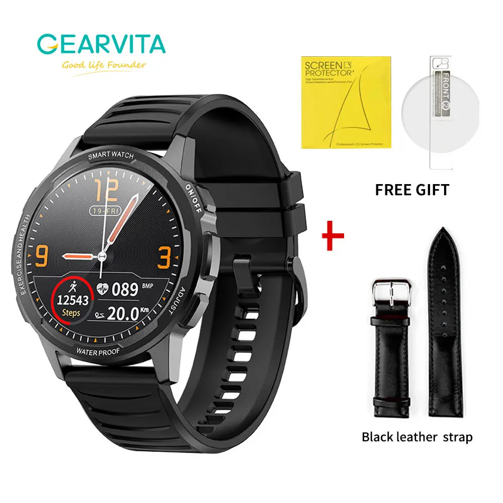Gearvita L15 Smart Watch Gps Men Ip68 Waterproof Smartwatch Remote