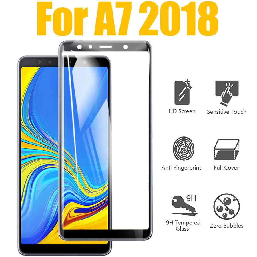 Для Samsung Galaxy A7 a750 закаленное стекло samsun sansun gaxaly a 7 a730f Защитная пленка для экрана galax 7a 750