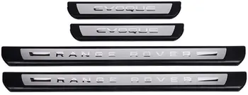 

4 Pcs Car Door Sill Protector For Range Rover Evoque 2012-2018 Trim Scuff Pedal Threshold Cover Protection Plate Ticker