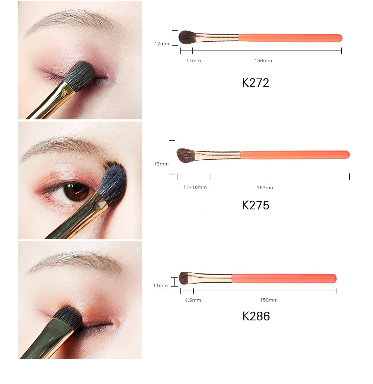 € 155,7 Bilden Pinsel Make Handgemachte Lidschatten Von Set DHgate Eichhörnchen Ziege Professionelle Blaue Haar Weiche Contour Up Bürs | Blending Brush Puder