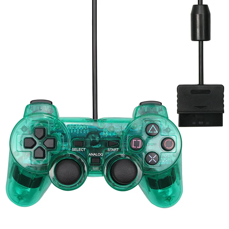 Wired Gamepad for Sony PS2 Controller for Mando PS2/PS2 Joystick for playstation 2 Vibration Shock Joypad Wired USB PC Controle 