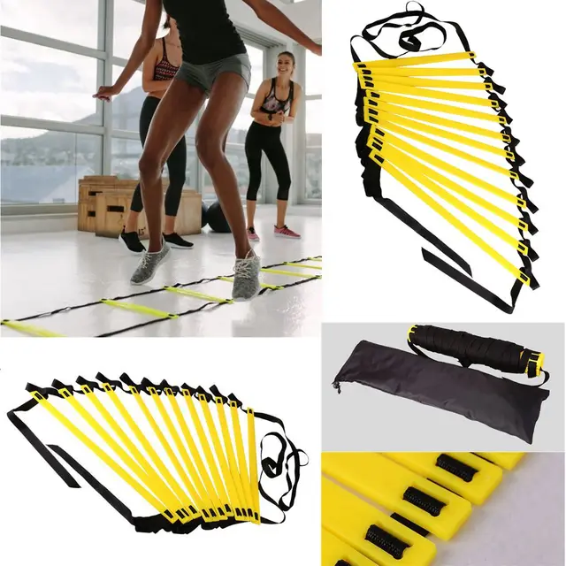 Agility Speed Ladder Stairs Nylon Straps Training Ladders Agile Staircase for Fitness Soccer Football Speed Ladder Equipment 1