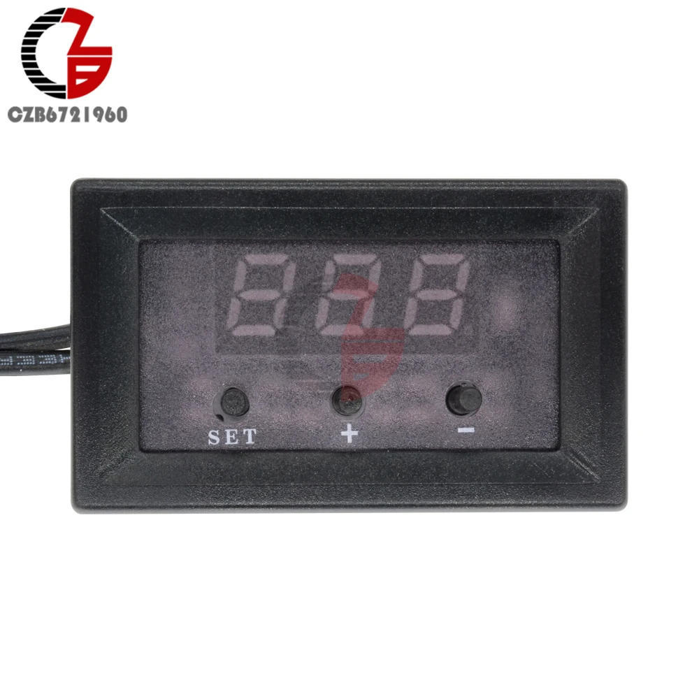 Digital Temperature Controller K-type M6 Probe Embedded Thermostat 60~500℃ 