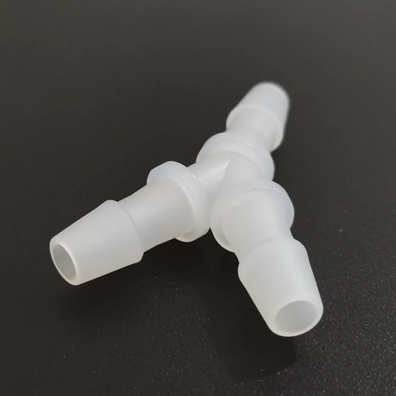 PVDF Y fitting /ozone resistant Y joint corrosion resistant three way plastic connectors Air Pump tank joint