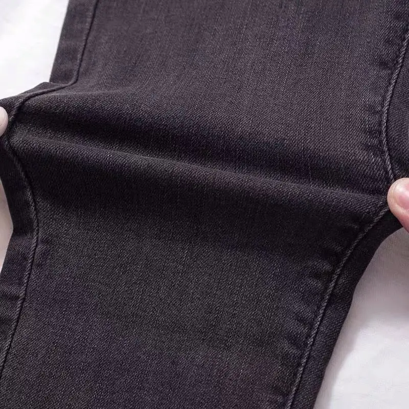 Outdoor Sex Pants Jeans High Waist Stretch Skinny Denim Slim Open Crotch Zipper DenimTrousers For Women Sexy Erotic Clothes