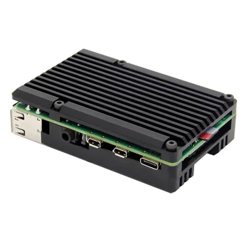 

For Raspberry Pi 4B Protective Box CNC Aluminum Alloy Case Cover Enclosure