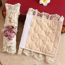 2 шт. Волшебная наклейка духовка Защитная микроволновая печь холодильник винтажная дверная ручка крышка Мода кружева кухня легко установить моющиеся