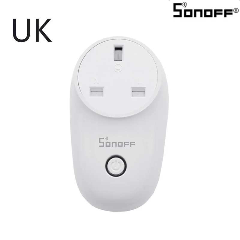 Sonoff S26 WiFi умная розетка AU/CN/EU/UK/US Беспроводная умная розетка умный дом переключатель костюм для Google Home Alexa IFTTT Amazon Echo