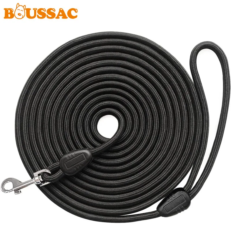 

5m 10m 15m Leashes For Medium Larger Dogs Strong Nylon Dog Leash Long Tracking Round Rope Outdoor Walking Training Pet Leads