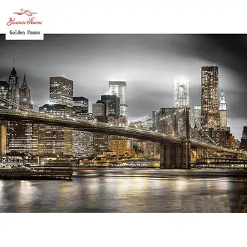 

"Bridge City" Full Round Drill 5D DIY Diamond Painting Embroidery Cross Stitch 5D Home Decor Gift