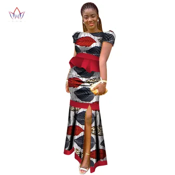 

Africa Style New Fashion African Dresses for Women Dashiki Plus Size African Clothes Elegant Party Dress From China WY2535