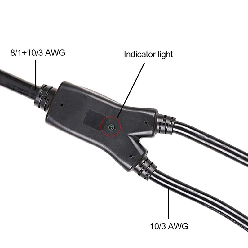 Rv-Cord Rv шнур питания адаптер 50A к 30A Y адаптер Шнур 14-50P мужчин и женщин с ручками