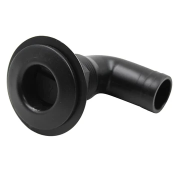 

1 Inch Hose 90 Degree Marine Thru-Hull Nylon Scupper Water Outlet Durable Boat Accessories Drain Bilge Sewage Canoe Rafting
