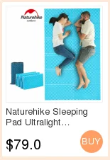 Naturehike спальный коврик надувной матрас двойной Открытый походный кемпинг нейлон ТПУ коврик портативный складной Дорожная Подушка