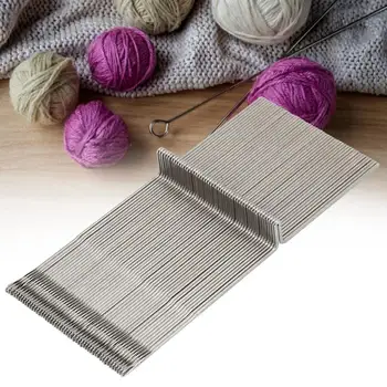 

50Pcs Knitting Machine Needles Crochet Hook Parts for Brother Wool Yarn Knitting Machine for SK270 SK272 SK370