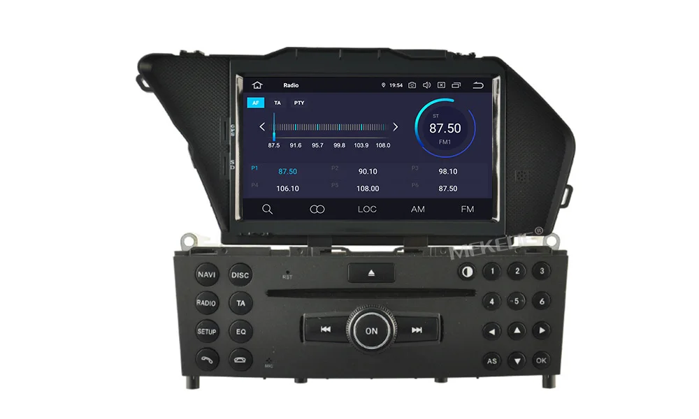 Discount MEKEDE PX5 android 9.0 car dvd gps navigation player For BENZ GLK GLK X204 GLK 300 GLK 350 car radio Multimedia stereo 8 core 12